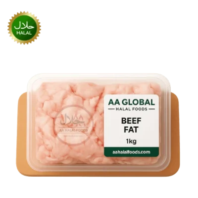 Beef Fat 1kg fresh halal cooking ingredient pack