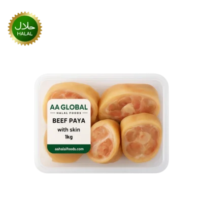 fresh beef paya with skin 2kg halal beef trotters
