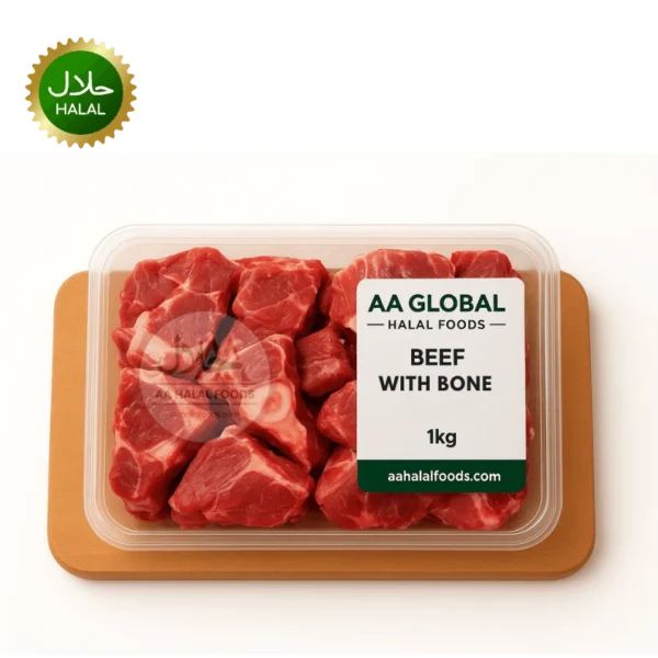 Beef With Bone 1kg fresh premium meat pack
