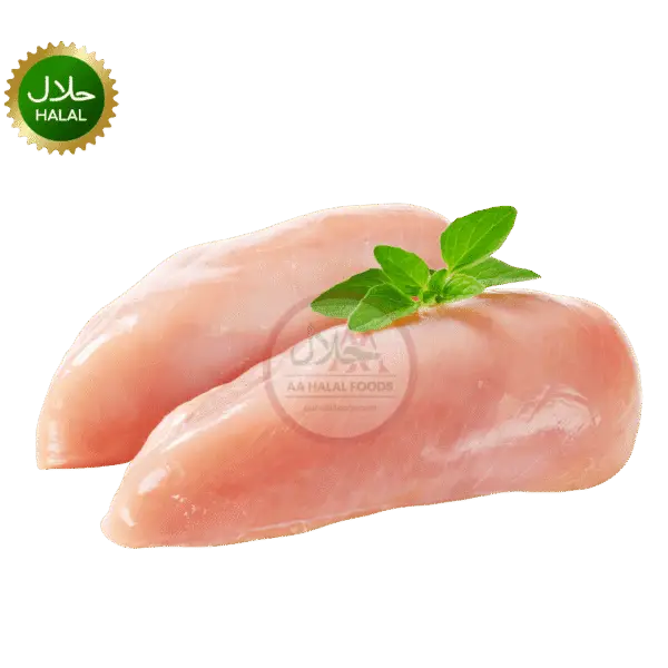 Chicken Breast Skinless Boneless 2kg fresh, tender, and halal-certified