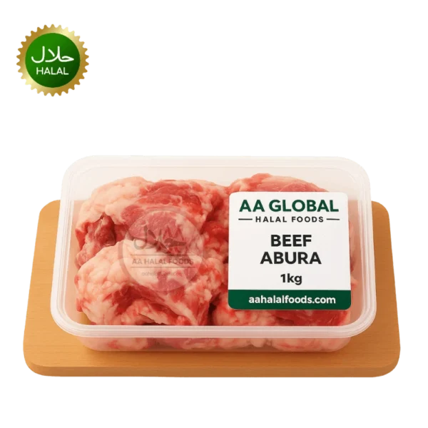 Beef Abura 1kg fresh halal cooking fat pack