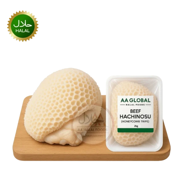 Beef Hachinosu 2kg fresh halal beef tripe premium quality cleaned raw offal hygienically packed ready for curry and stew cooking