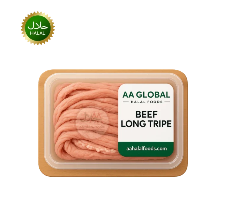 Beef Long Tripe Intestine fresh tender halal meat pack