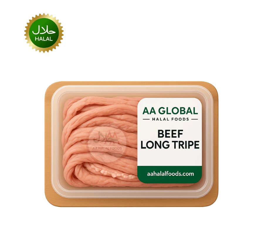 Beef Long Tripe (1) Beef Long Tripe Intestine fresh tender halal meat pack