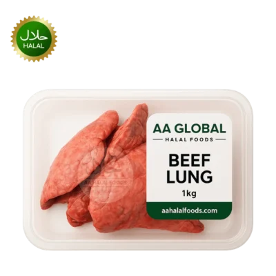 Beef Lung 1kg fresh tender halal meat pack