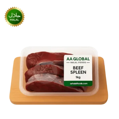 Beef Spleen 1kg Tilli fresh tender halal meat pack