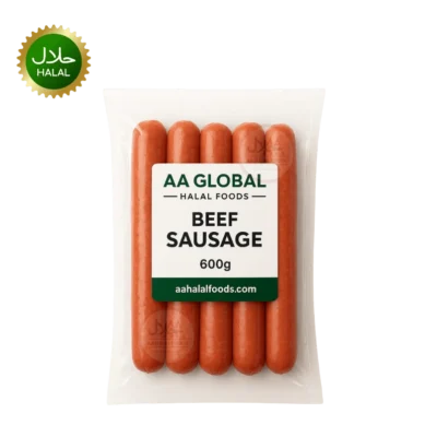 Beef Sausage 600g fresh tender halal meat pack