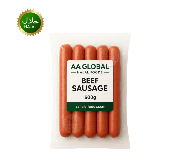 Beef Sausage 600g fresh tender halal meat pack