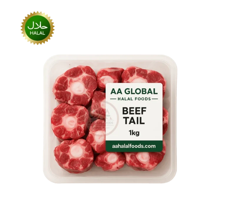Beef Tail 1kg fresh tender halal meat pack