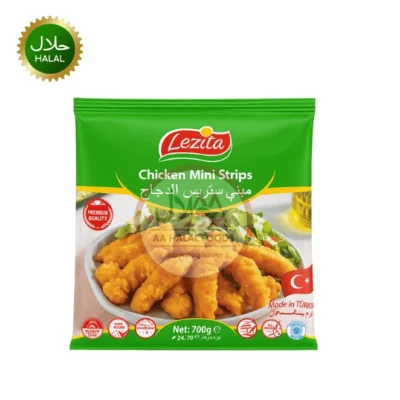 Lezita chicken mini strips 700g frozen halal product