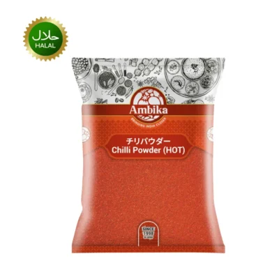 Chili Powder 500g Ambika premium red chili spice strong heat vibrant color hygienically packed seasoning for bulk cooking and curry