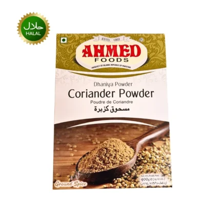 Coriander Powder 400g Ahmed premium spice powder for curry and gravy mild aroma earthy flavor hygienically packed seasoning for cooking