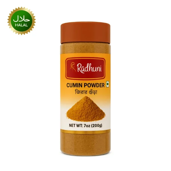 Cumin Powder 200g Radhuni premium spice powder for curry and gravy rich aroma earthy flavor hygienically packed seasoning for cooking