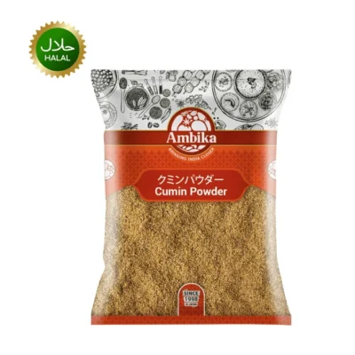 Cumin Powder 500g Ambika premium spice powder for curry and gravy rich aroma earthy flavor hygienically packed seasoning for bulk cooking