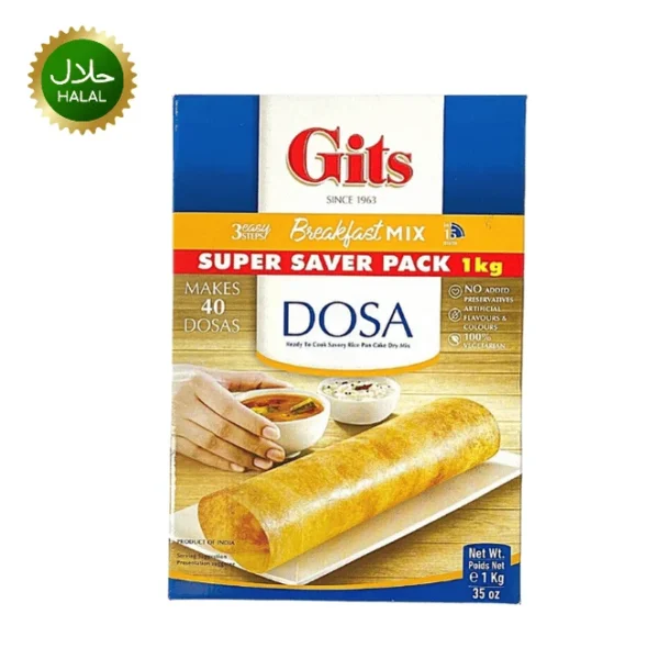 Gits Dosa Mix 200g pack used for making crispy South Indian dosa at home easily