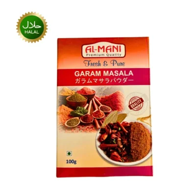 Al Mani Garam Masala 100g spice mix packet for cooking Bangladeshi dishes