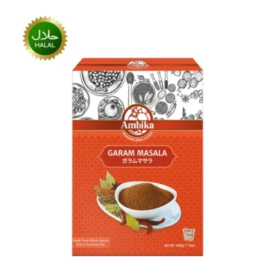 Garam Masala 500g Ambika premium bulk spice mix for curry and gravy rich aroma balanced flavor hygienically packed seasoning for cooking