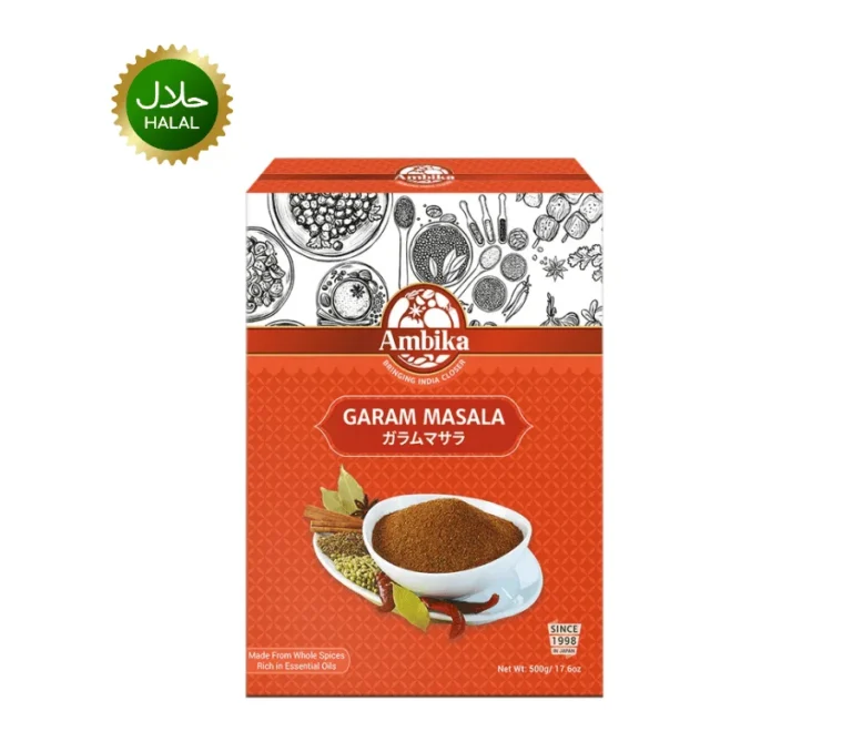 Garam Masala 500g Ambika premium bulk spice mix for curry and gravy rich aroma balanced flavor hygienically packed seasoning for cooking