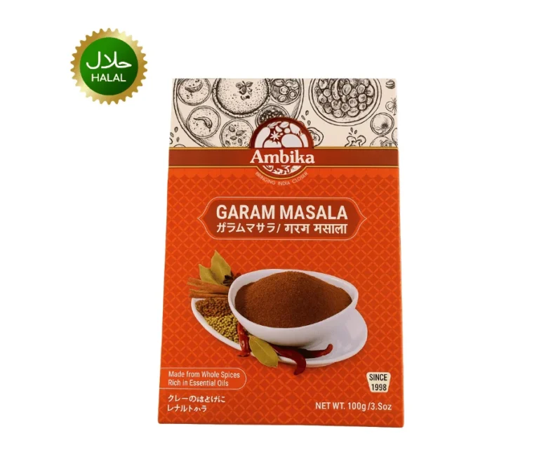 Garam Masala 100g Ambika premium spice mix for curry and gravy rich aroma balanced flavor hygienically packed seasoning for cooking
