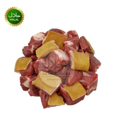 Goat Meat With Skin 1kg fresh halal goat meat skin-on premium quality raw cut hygienically packed for curry and traditional cooking