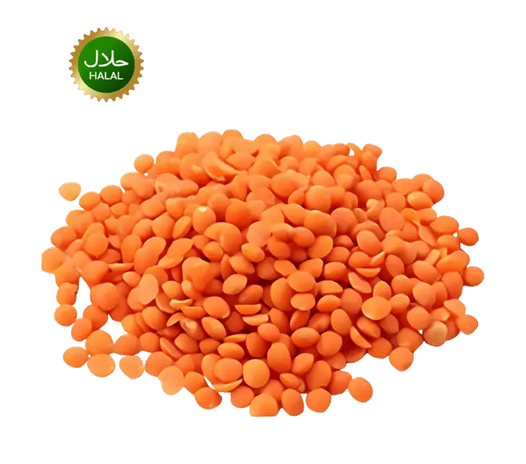 Masoor Dal (Football) 1kg premium round red lentils pack
