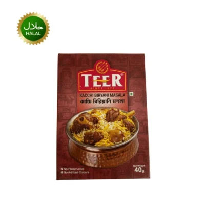 TEER Kacchi Biryani Masala 40g spice mix packet for cooking kacchi biryani