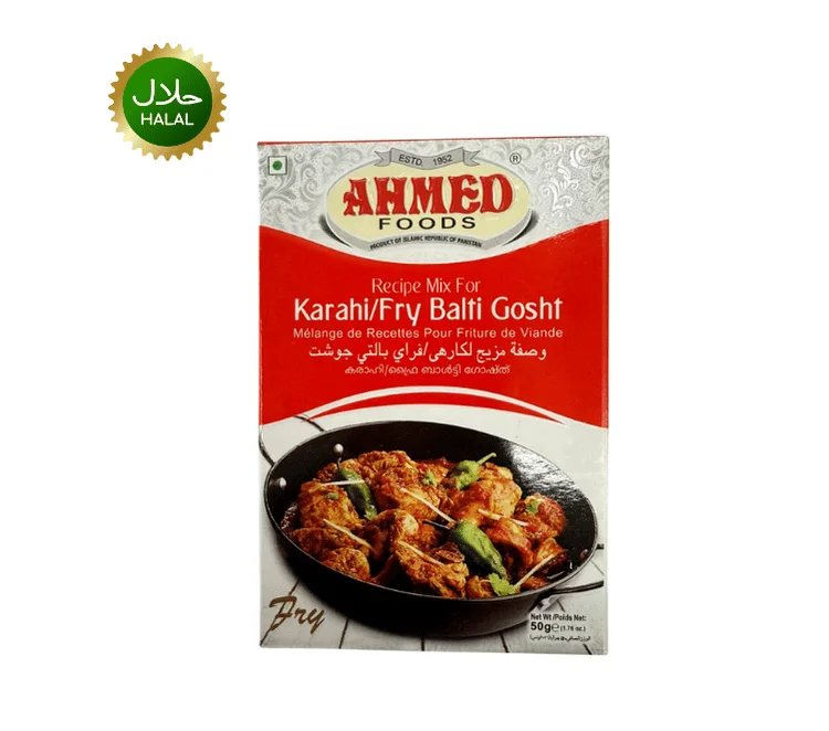 Karahi Gosht Masala 50g Ahmed premium spice mix for beef and mutton karahi rich aroma bold flavor hygienically packed seasoning for cooking
