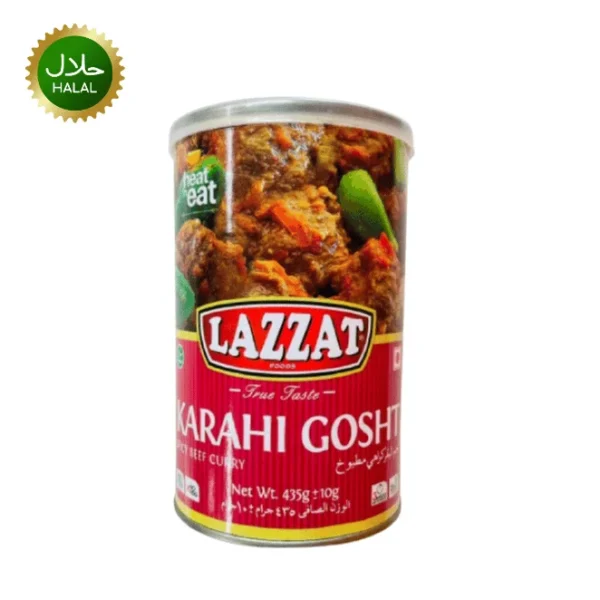 Lazzat Karahi Gosht 435g pack used for cooking spicy authentic karahi gosht at home
