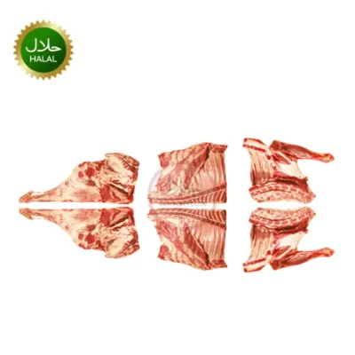 Lamb Whole 6 Way Cut 14.5-15.5kg fresh halal whole lamb premium quality cut into six portions hygienically packed raw meat