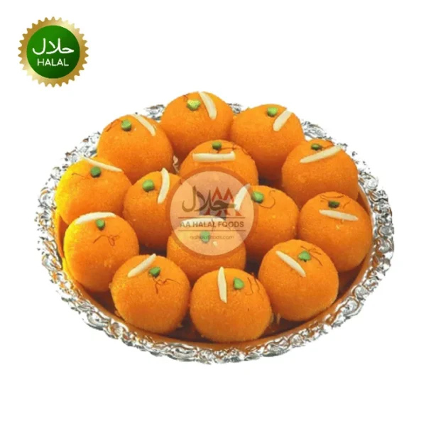Baticrom Motichur Laddu 500g traditional Indian sweet dessert box