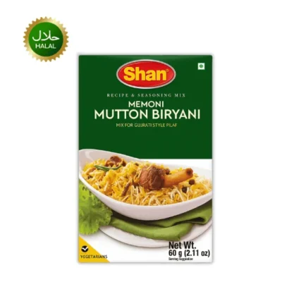 Mutton Biryani Masala 60g Shan premium spice mix for mutton biryani rich aroma authentic flavor hygienically packed seasoning for cooking