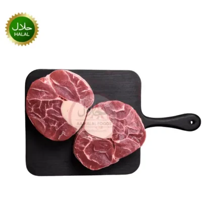 Mutton Shank 1kg fresh halal goat leg shank premium meat cut hygienically packed raw meat for curry stew and slow cooking