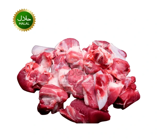 Mutton With Bone 1kg Australia fresh halal imported goat meat premium quality bone-in cut hygienically packed raw meat for curry and stew