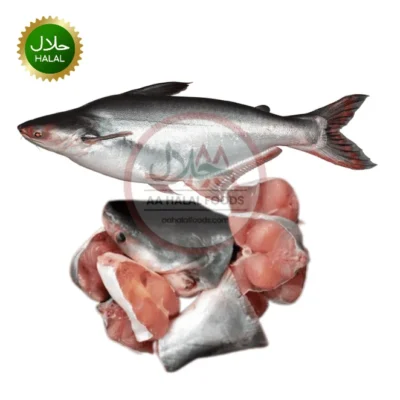 Pangush Fish Whole Cut 3.3-3.8kg fresh cleaned fish pieces