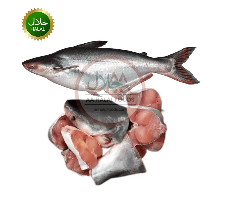 Pangush Fish Whole Cut 3.3-3.8kg fresh cleaned fish pieces