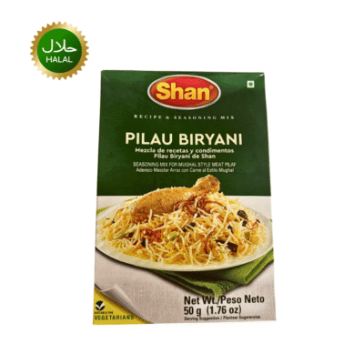 Pilau Biryani Masala 50g Shan premium spice mix for pilau rice rich aroma authentic flavor hygienically packed seasoning for cooking