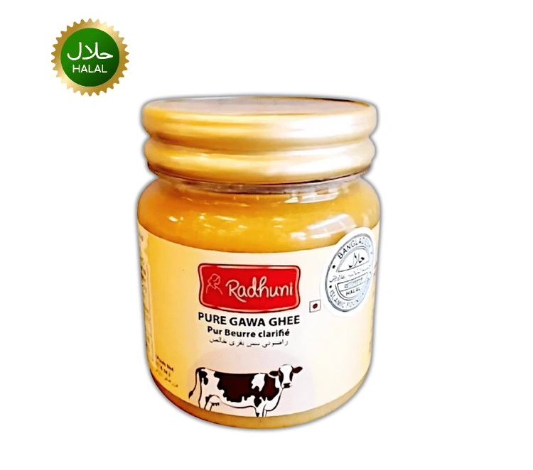 Radhuni gawa ghee 500g pure desi clarified butter traditional cooking ingredient jar