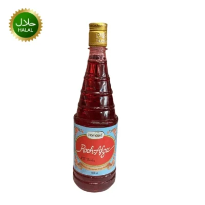 Roohafza 800ml Hamdard herbal rose sharbat drink bottle