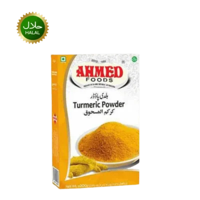 Turmeric Powder 200g Ahmed premium yellow spice natural aroma rich color hygienically packed seasoning for curry and cooking