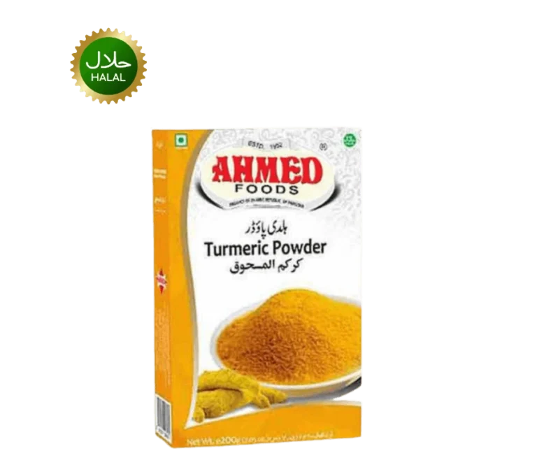 Turmeric Powder 200g Ahmed premium yellow spice natural aroma rich color hygienically packed seasoning for curry and cooking