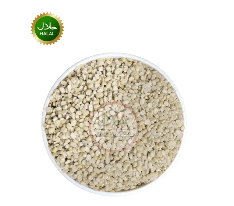 White urad dal 1kg split black gram lentils close up dry pulses