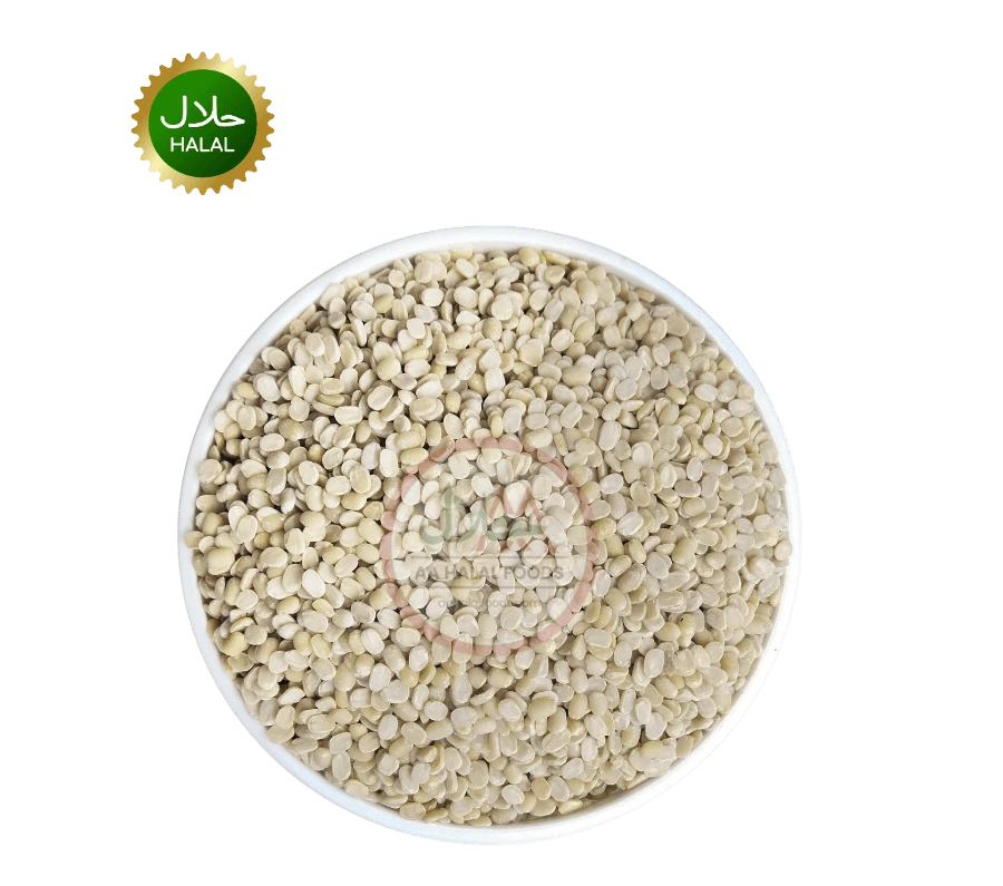 Urad dal white (1) White urad dal 1kg split black gram lentils close up dry pulses
