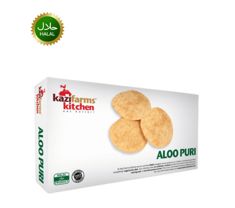 Kazi Aloo Puri 450g ready to eat pack