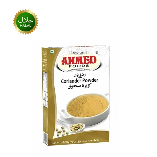 Coriander Powder 200g Ahmed premium spice powder for curry and gravy mild aroma earthy flavor hygienically packed seasoning for cooking
