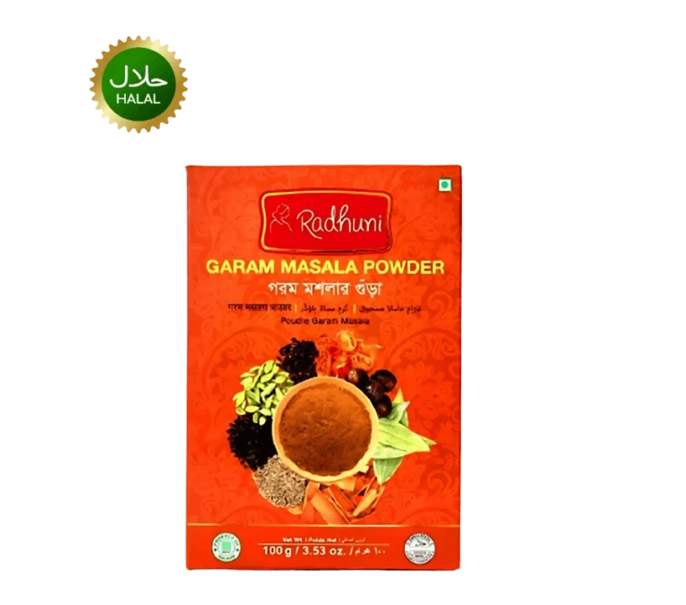 Radhuni Garam Masala 100g spice mix packet for cooking Bangladeshi dishes