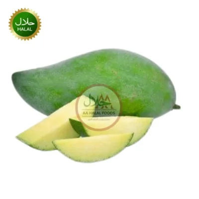 Green Mango Slice Frozen 300g premium frozen fruit tangy mango slices hygienically packed for chutney curry and traditional cooking use