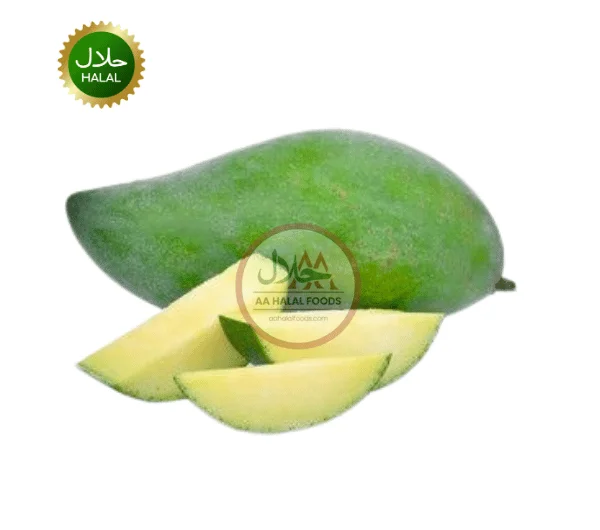 Green Mango Slice Frozen 300g premium frozen fruit tangy mango slices hygienically packed for chutney curry and traditional cooking use