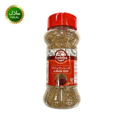 Ajwain Seed 100g Ambika premium quality carom seeds fresh spice hygienically packed for curry paratha and cooking use