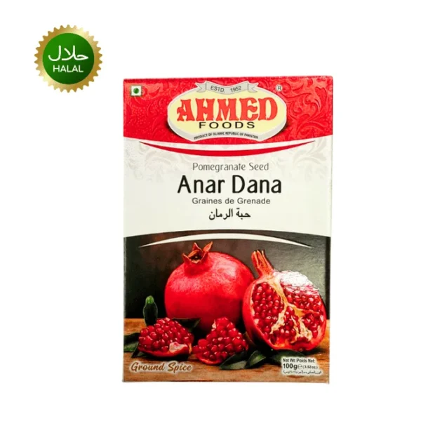 Anardana Pomegranate Seed 100g premium quality dried pomegranate seeds tangy spice hygienically packed for cooking chutney and recipes