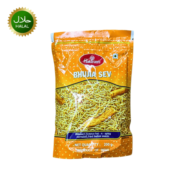 Haldiram Bhujia Sev crispy spicy snack pack